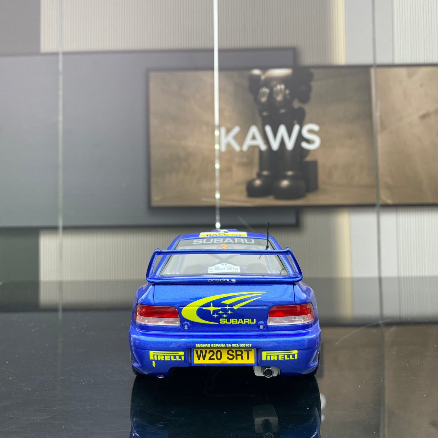 OTTO 1/18 Subaru IMPREZA S6 WRC Simulation Car Model Ornaments Gift OT472