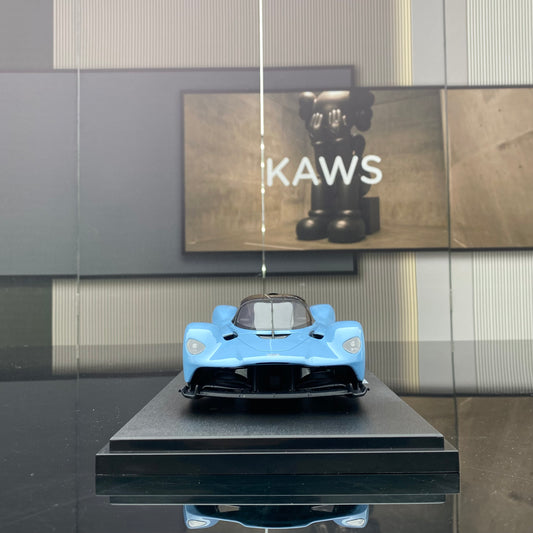 GT Spirit 1/18 Aston Martin VALKYRIE Blue Resin Simulation Car Model Ornaments