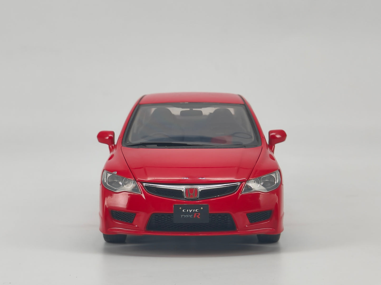 WELL 1/18 Honda Civic Type R (FD2) Red Alloy Full Open Car Model
