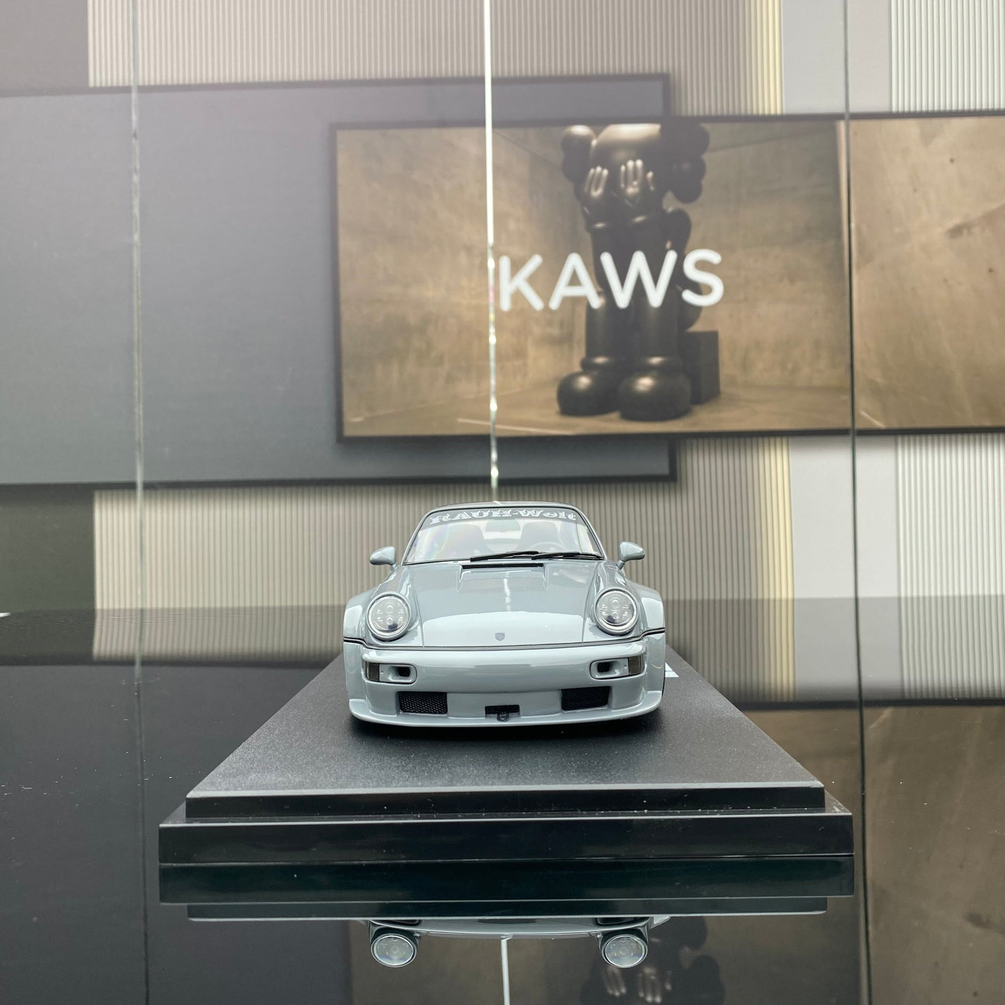GT Spirit 1/18 Porsche JONSIBAL gray resin simulation car model