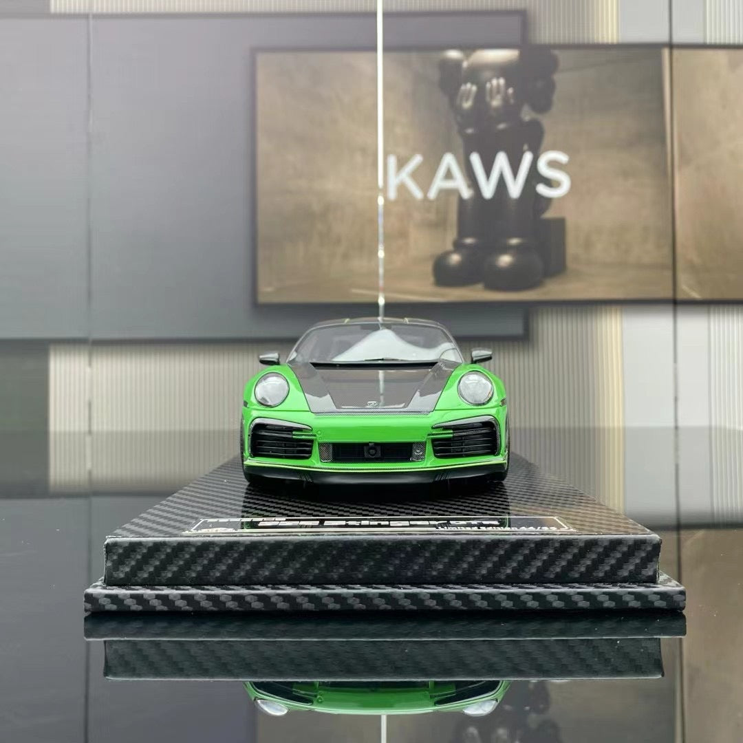 New Arrival VIP 1/18 Porsche 992 Stinger GTR Green Price 328$