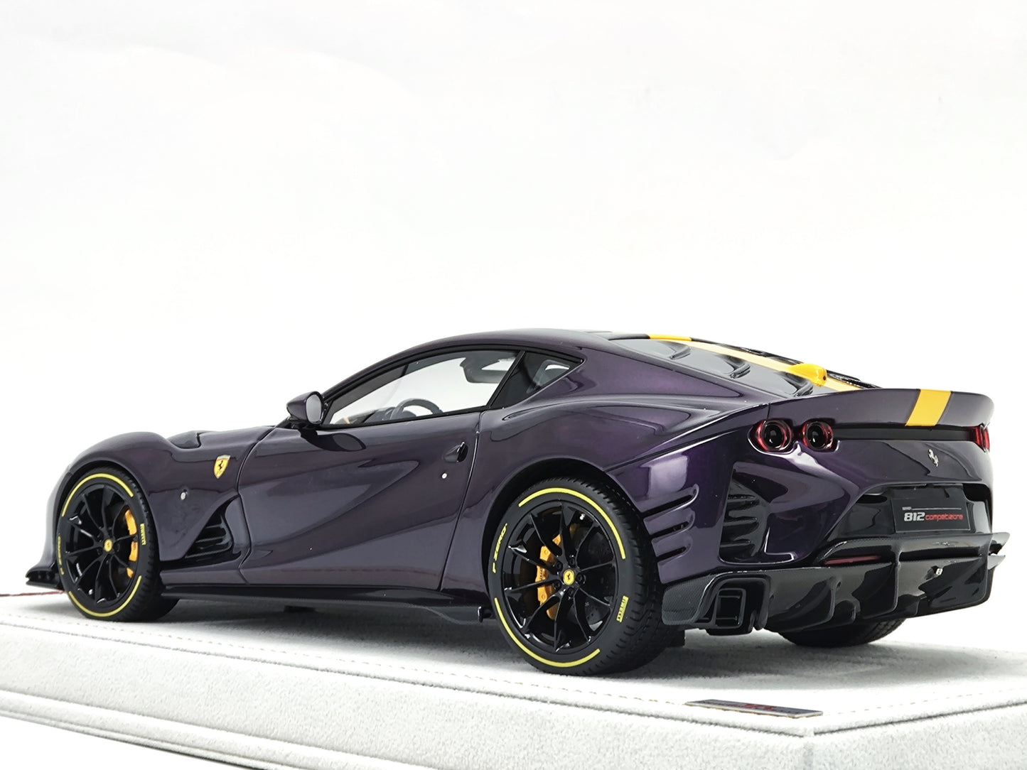 MR 1/18 Ferrari 812 Competizione Metallic Purple Limited Edition Model Car