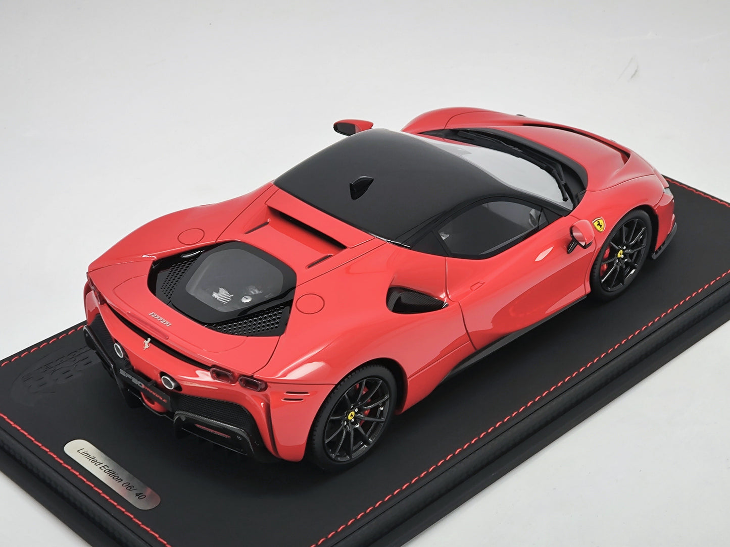 BBR 1/18 Ferrari SF90 Red Simulated Car Model