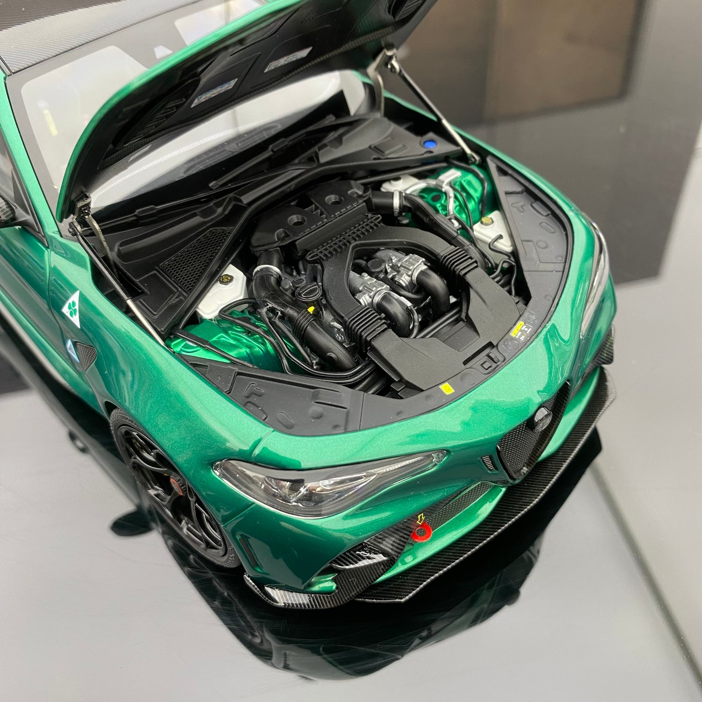 MOTORHELIX 1/18 MH Alfa Romeo Giulia GTAm alloy full car model ornaments