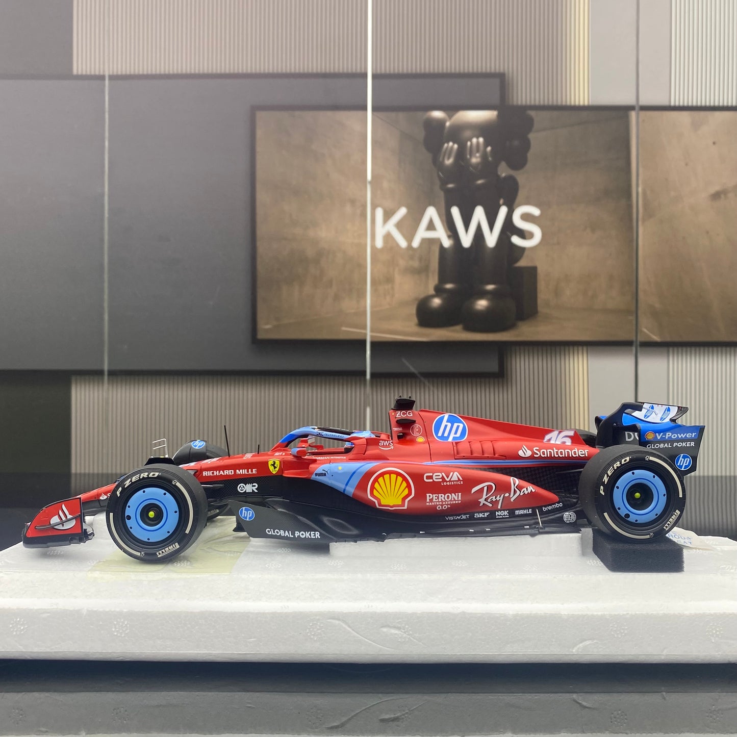BBR 1/18 Ferrari SF-24 Charles Leclerc Miami GP 2024 Red