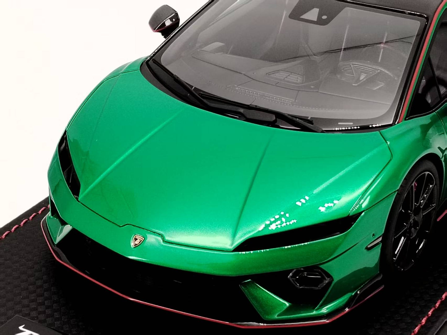 MR 1/18 Lamborghini New Baby Bull Temerario AP Kit Version Mercury Green Resin Model LAMBO062A