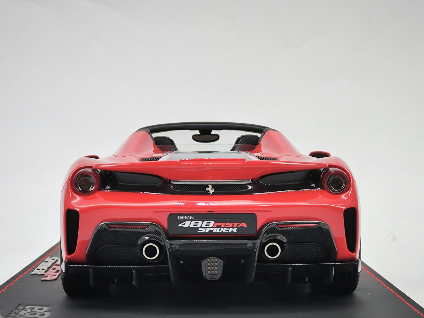 BBR 1/18 Ferrari 488 Pista Spider Standard Red Resin Car Model