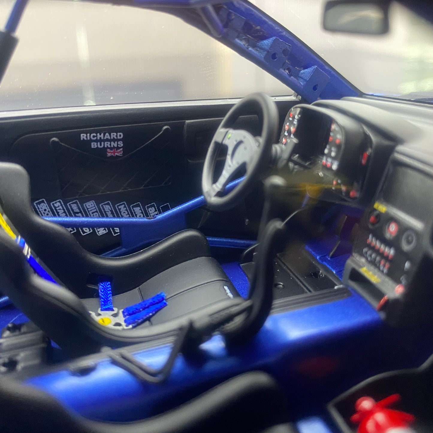 OTTO 1/18 Subaru IMPREZA S6 WRC Simulation Car Model Ornaments Gift OT472