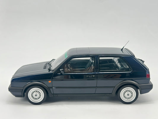OTTO 1/18 Volkswagen GOLF MK2 GTI EDITION Blue Resin Model Car