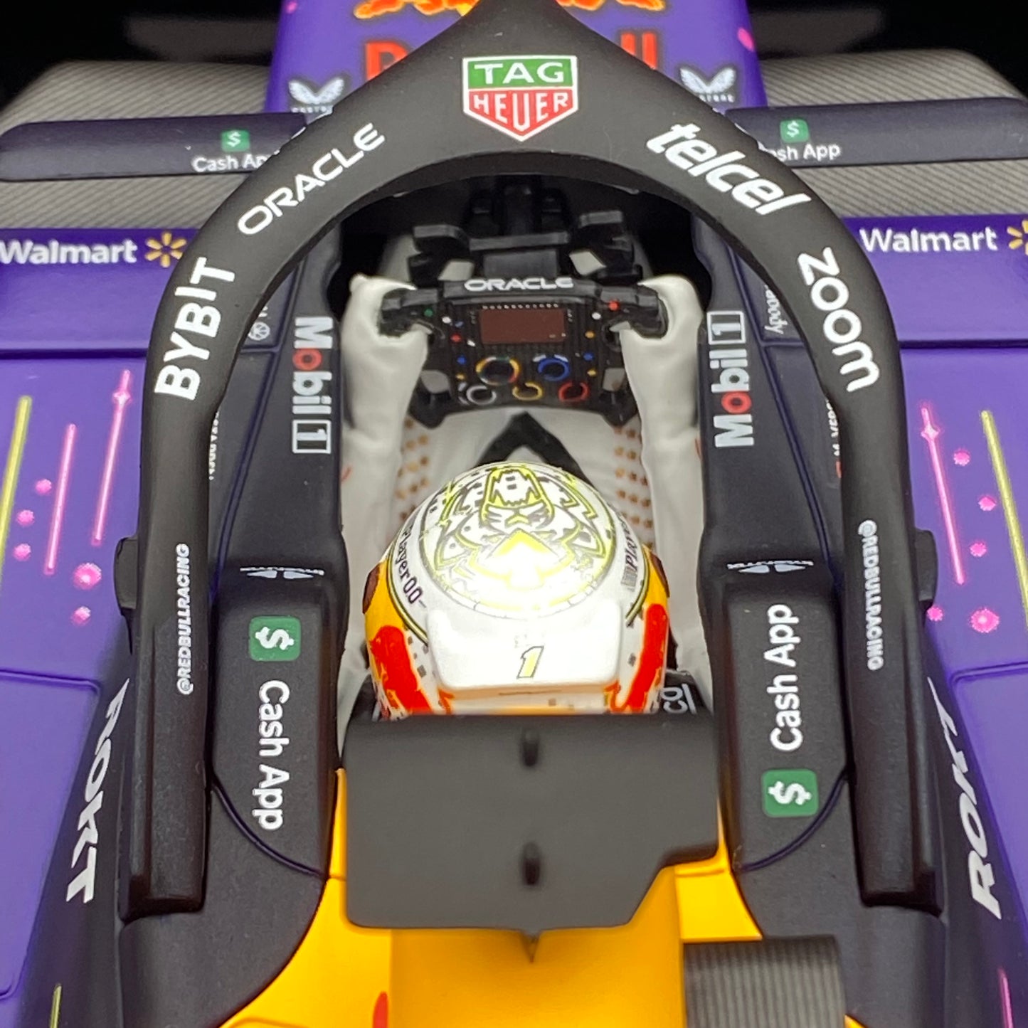 MINICHAMPS 1/18 ORACLE RED CULL RACING RB19 MAX VERSTAPPEN GANADOR DEL GP DE LAS VEGAS 2023