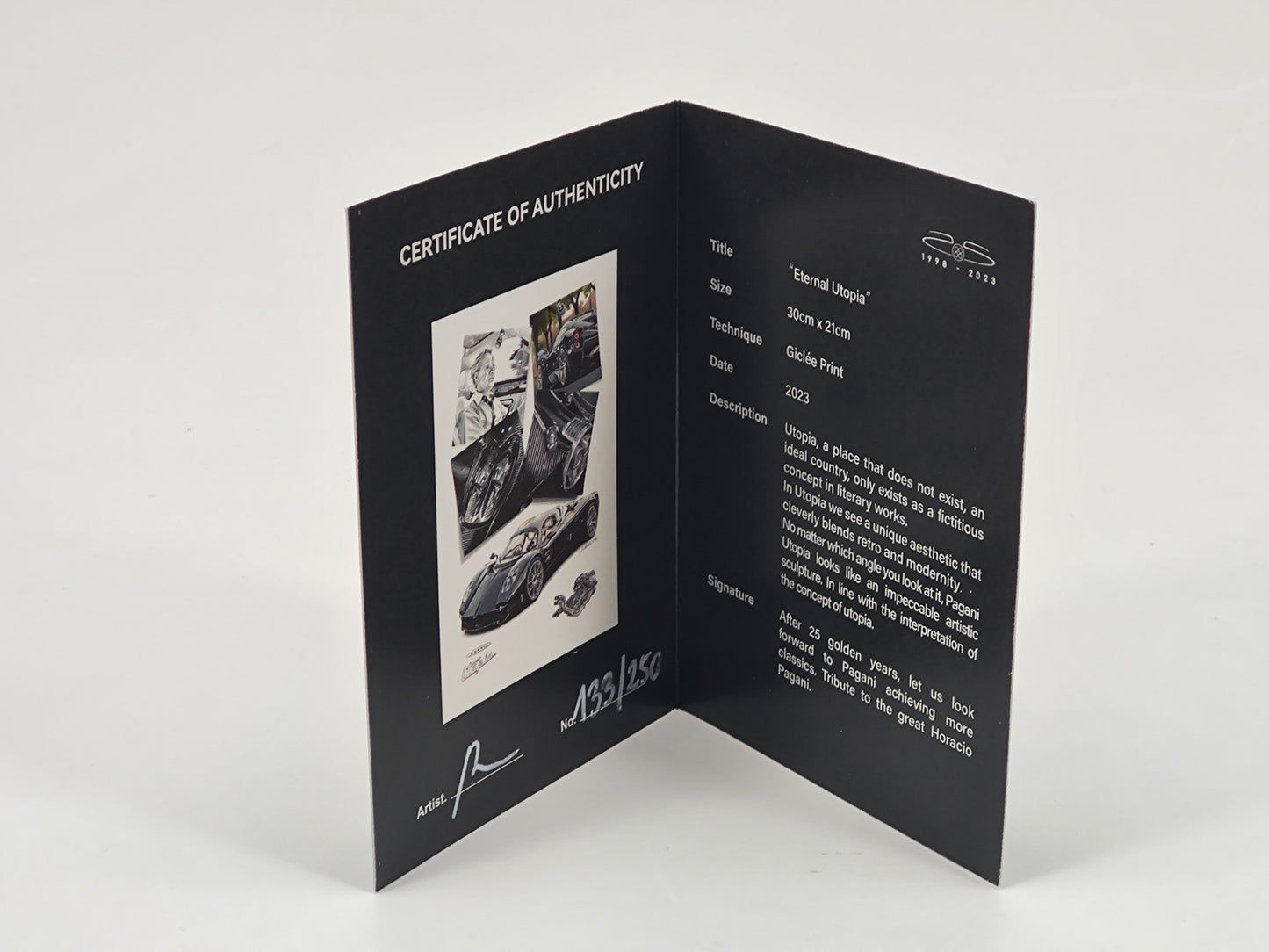 ZP 1/43 Pagani Utopia Hong Kong Launch Owner's Set Limited Model Car
