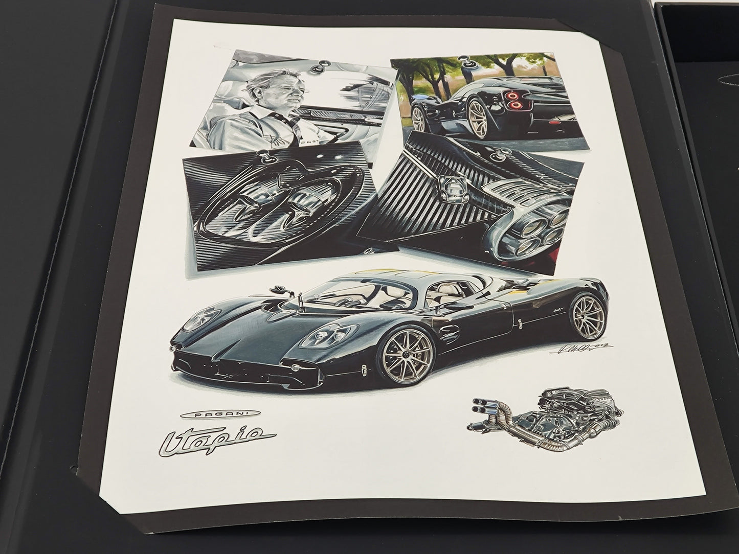 ZP 1/43 Pagani Utopia Hong Kong Launch Owner's Set Limited Model Car