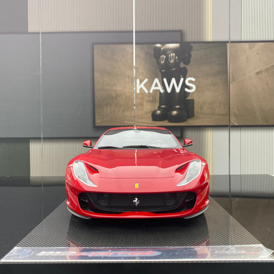 Amalgam 1/12 Ferrari 812 SUPERFAST Red Simulation Car Model