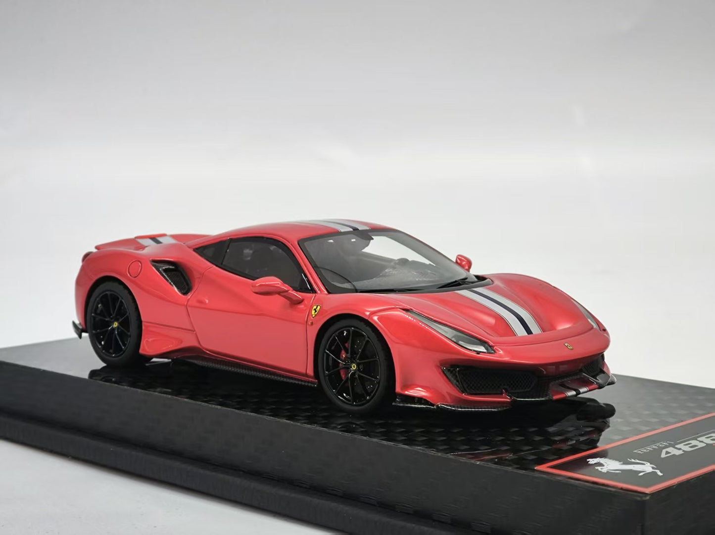 BBR 1/43 Ferrari 488 Pista Metallic Red Resin Model SUMS001A