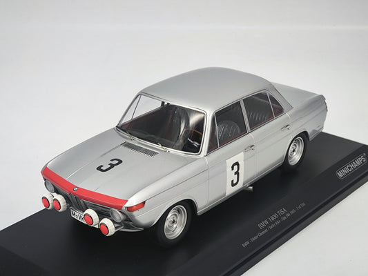 MINICHAMPS 1/18 BMW 1800 TISA HUHNE/MAIRESSE 24 HOURS Die Casting Mode Car