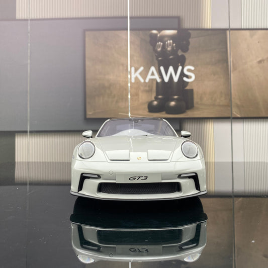 GT Spirit 1/12 Porsche 992 GT3 Gray Limited Edition Car Model Ornament