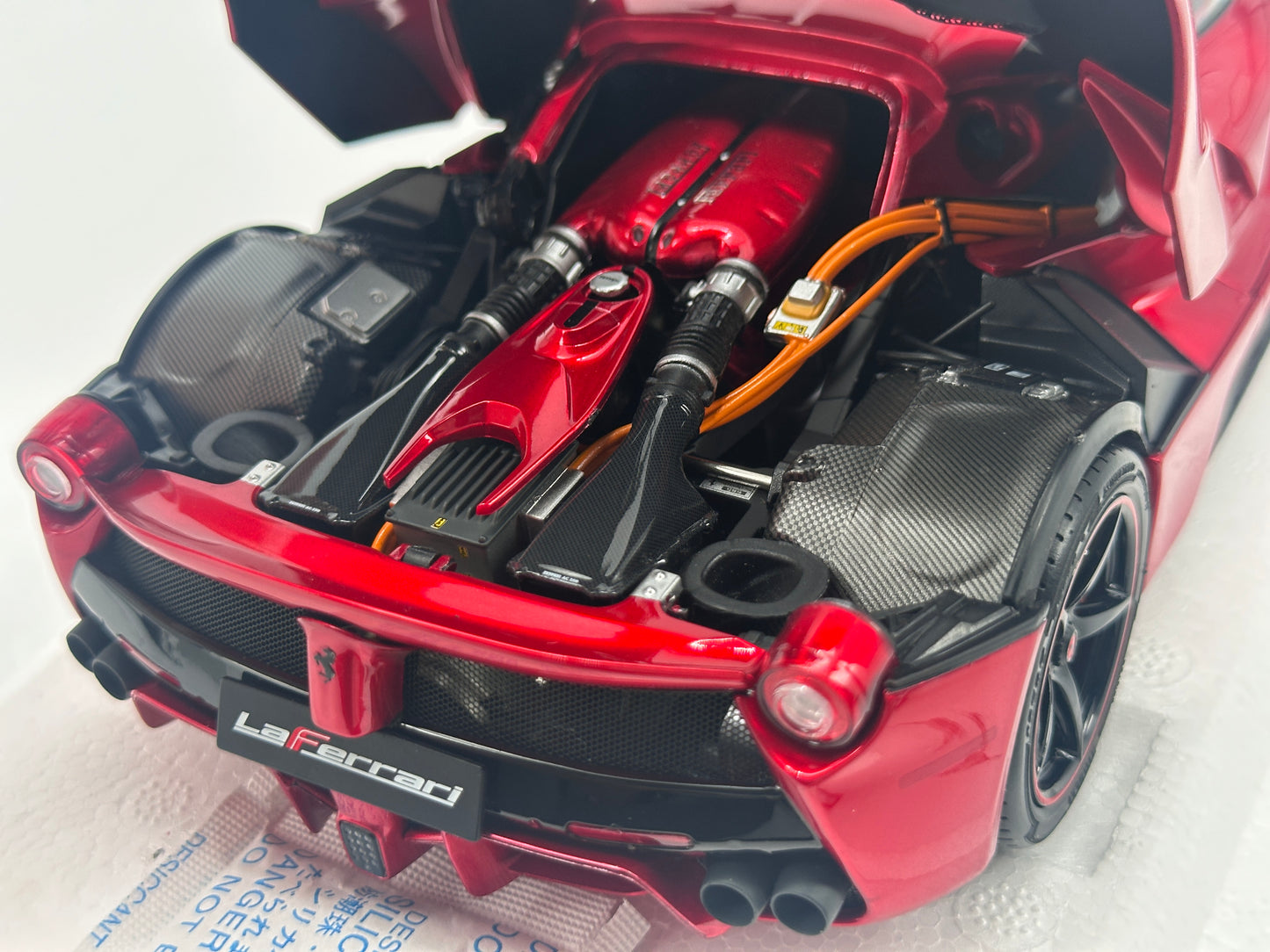 BBR 1/18 Ferrari LaFerrari Hamilton Metallic Red Alloy Car Model BB81822H8