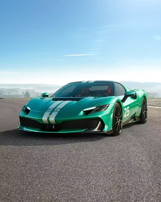 BBR 1/18 Ferrari 296 Speciale launch car Verde Nurburgring with livery