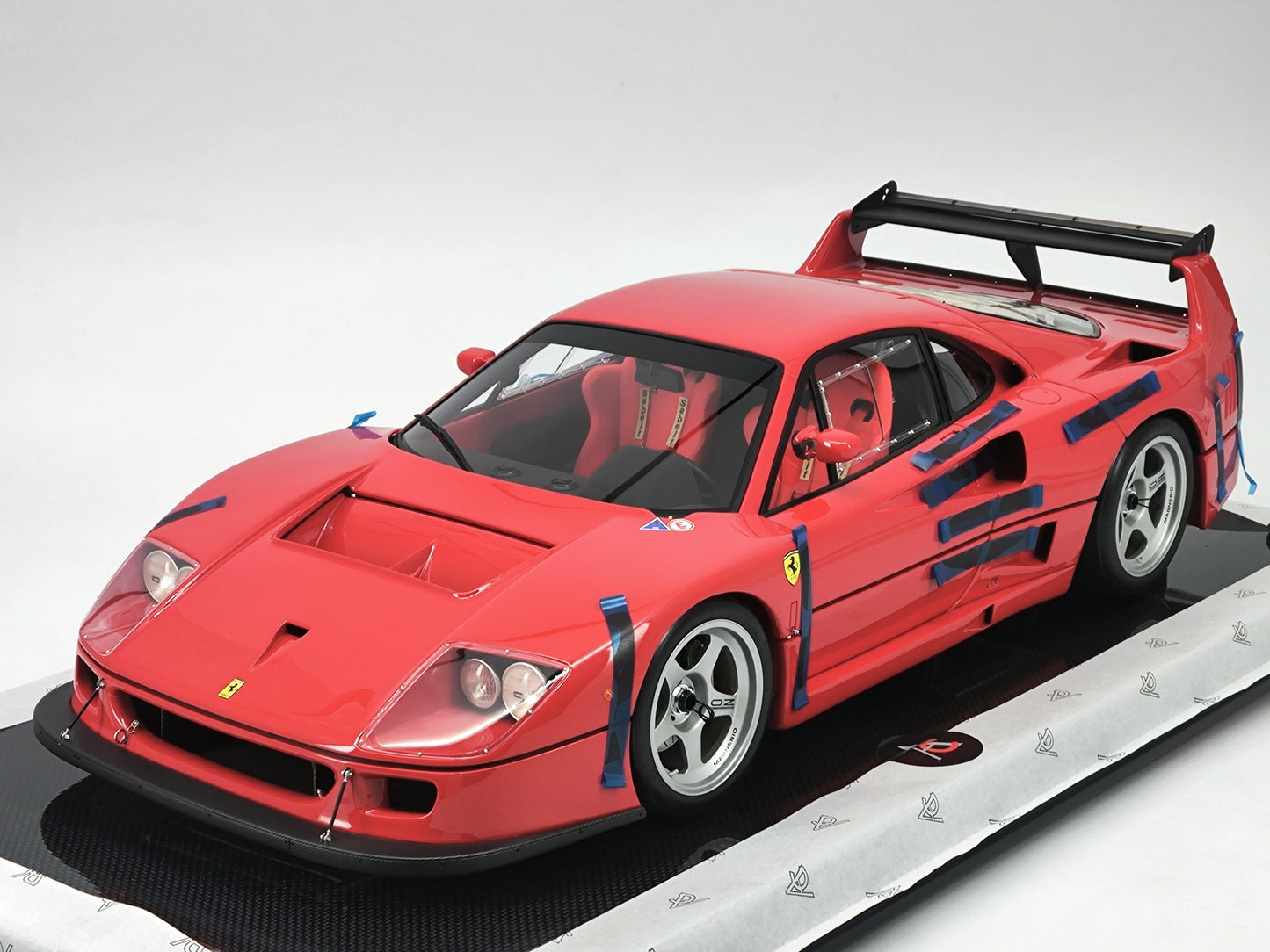 Amalgam 1/8 Ferrari F40 Racing Edition High-end Simulation Car Model Ornaments