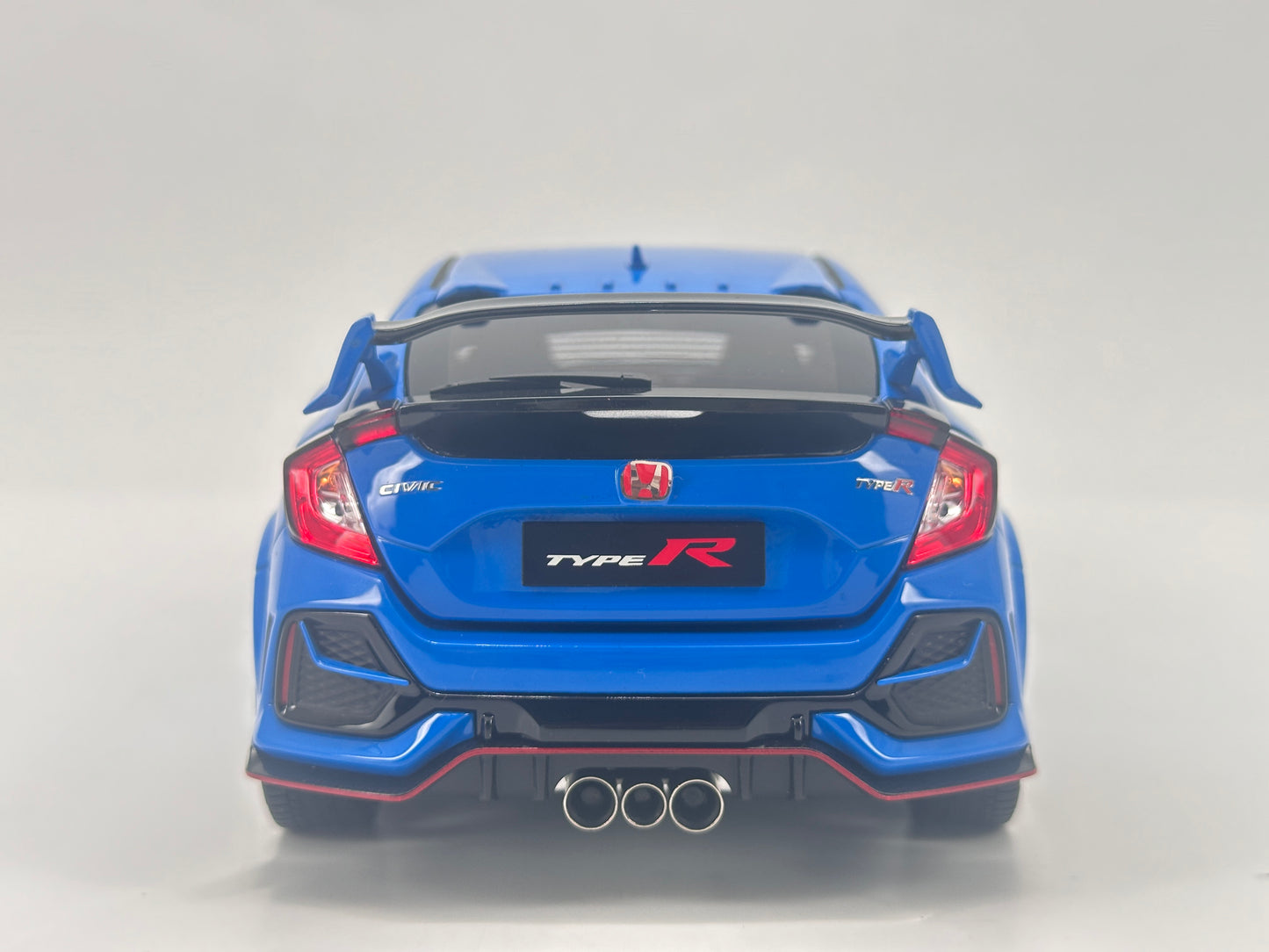 LCD 1/18 Honda Civic TYPE-R FK8 Racing Blue Alloy Car Model
