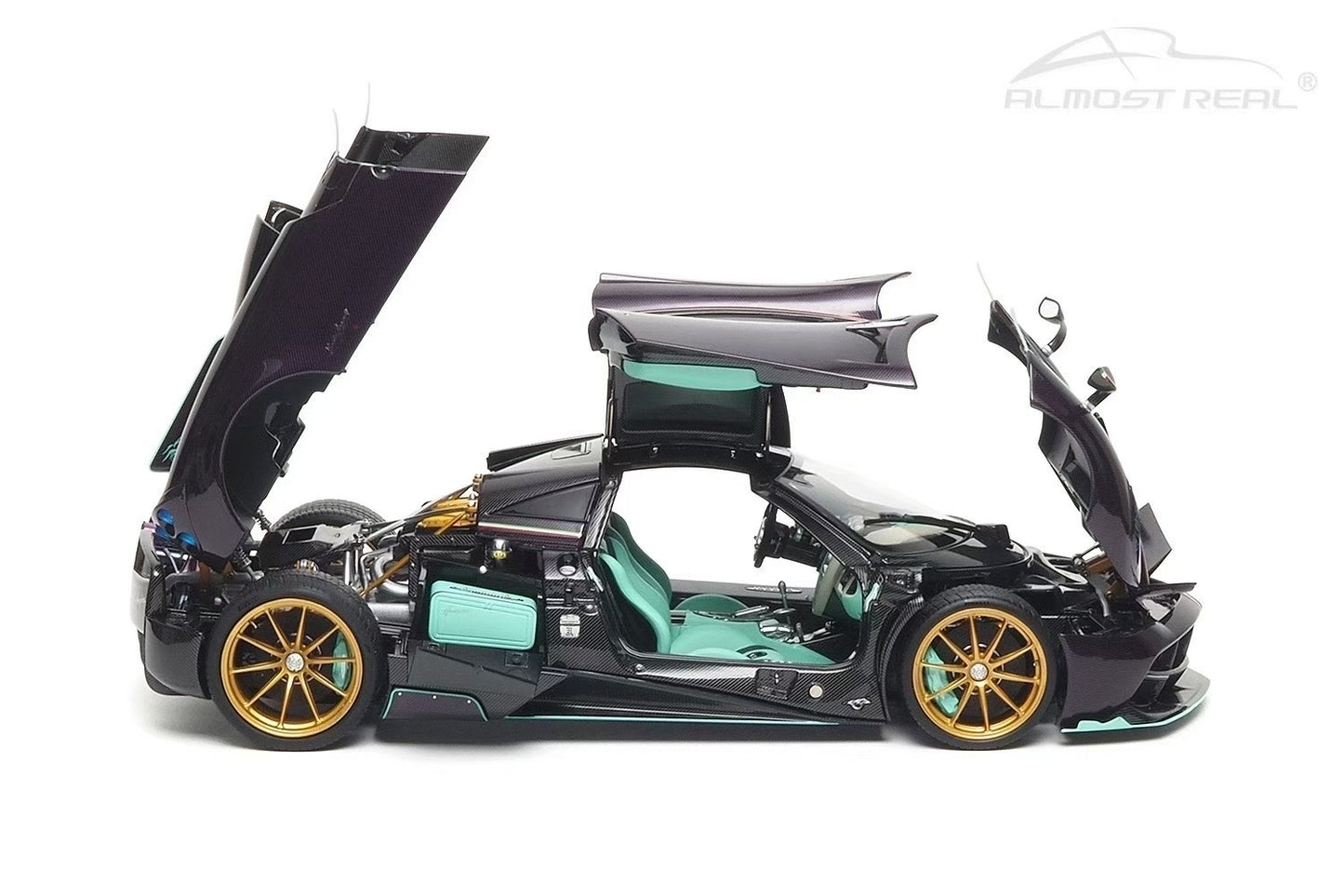 ALMOSTREAL 1/18 Pagani Dinastina Yazi Dragon Edition Diecast Model