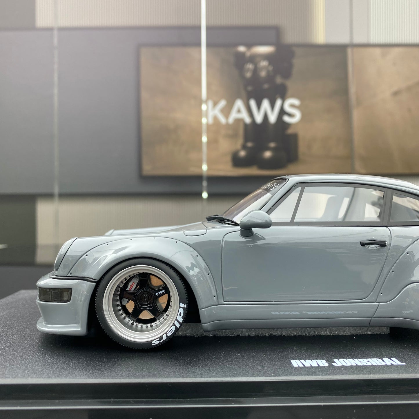 GT Spirit 1/18 Porsche JONSIBAL gray resin simulation car model