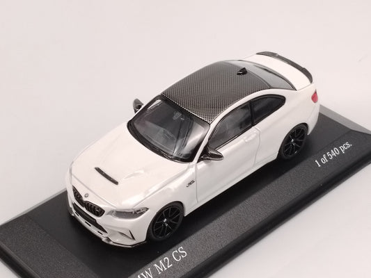 MINICHAMPS 1/43 BMW M2 CS White Alloy Car Model 410021021