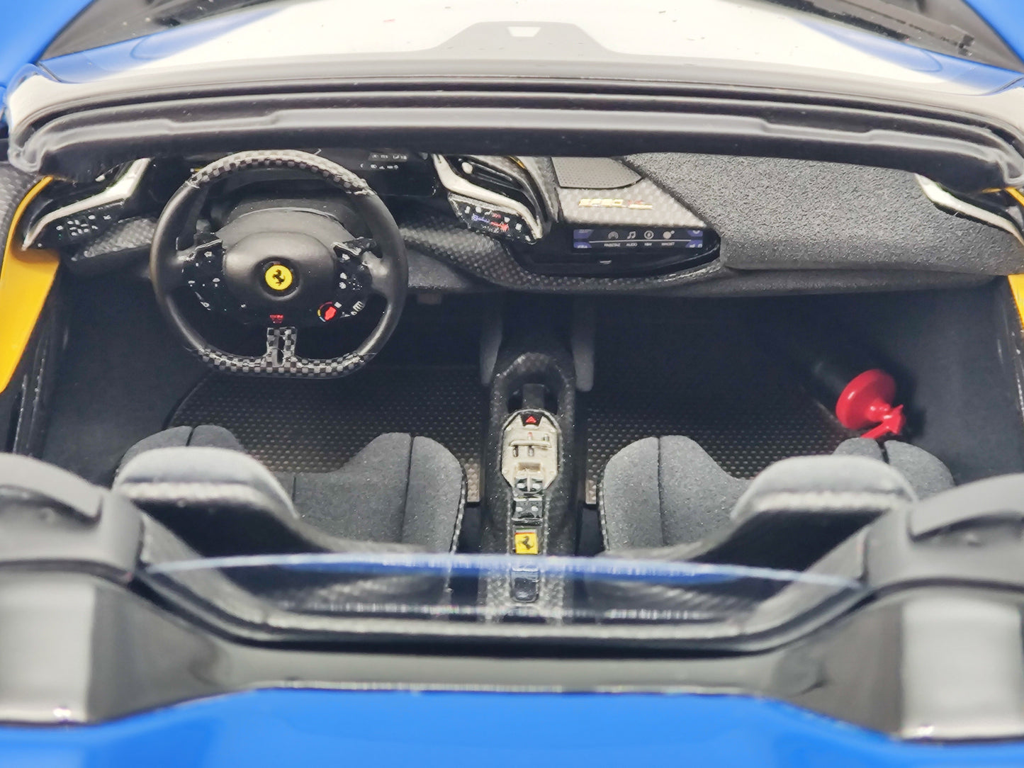 BBR 1/18 Ferrari SF90 XX Spider Blue Resin Closed Model Car