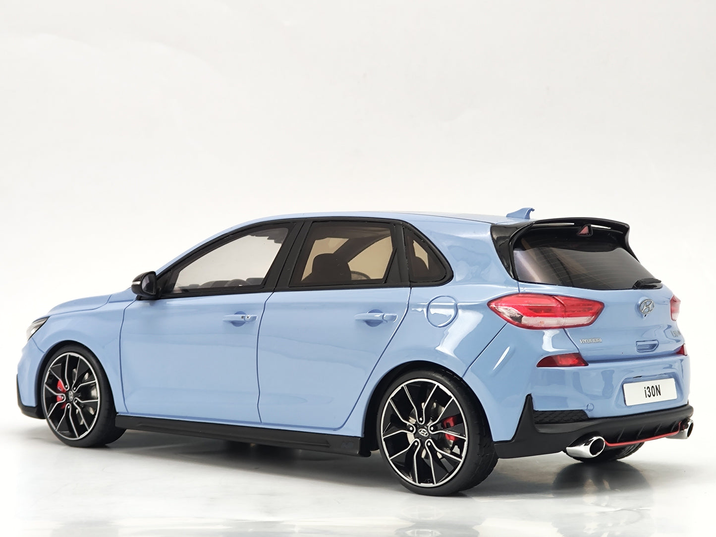 OTTO 1/18 Hyundai i30 N Blue Resin Model Car