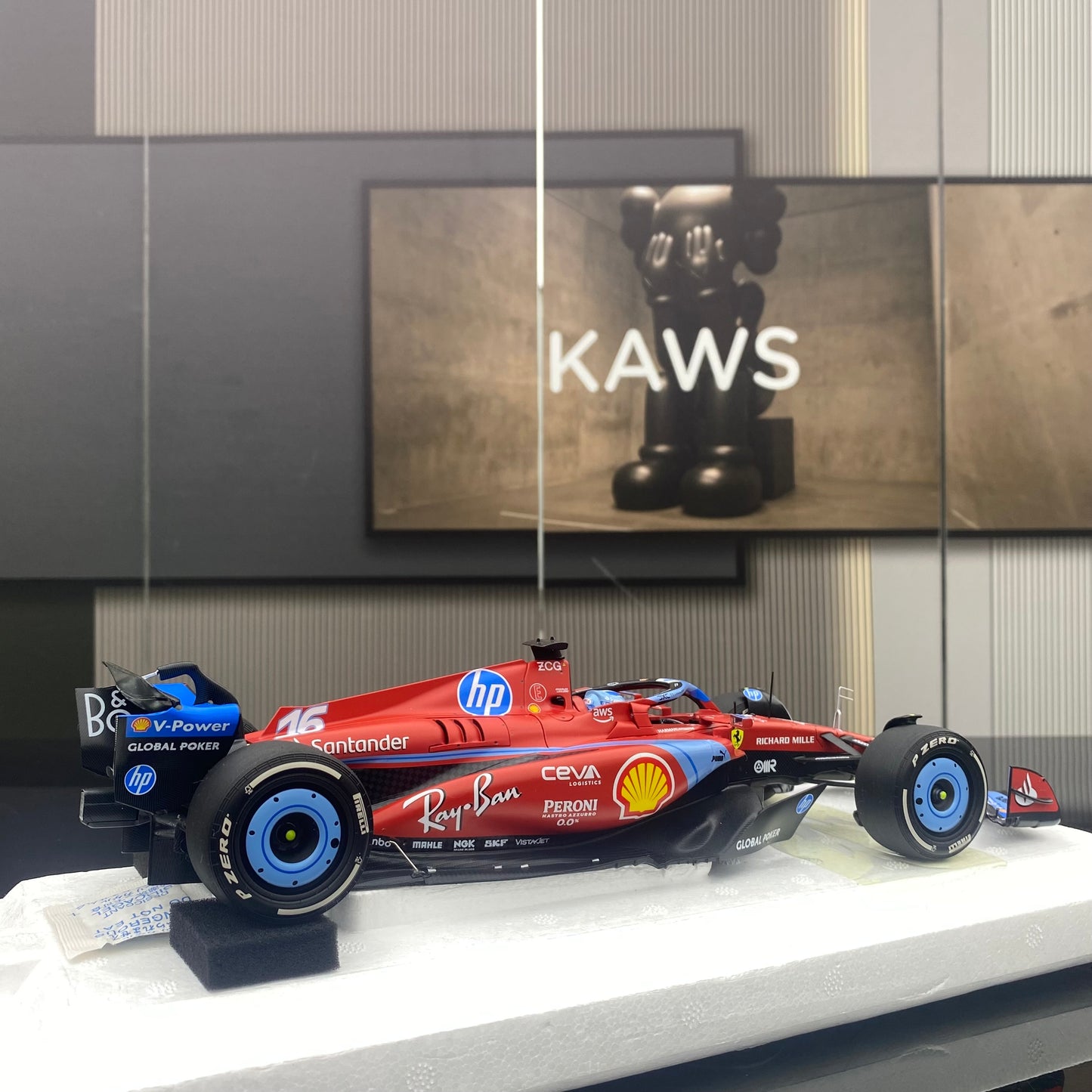 BBR 1/18 Ferrari SF-24 Charles Leclerc Miami GP 2024 Red