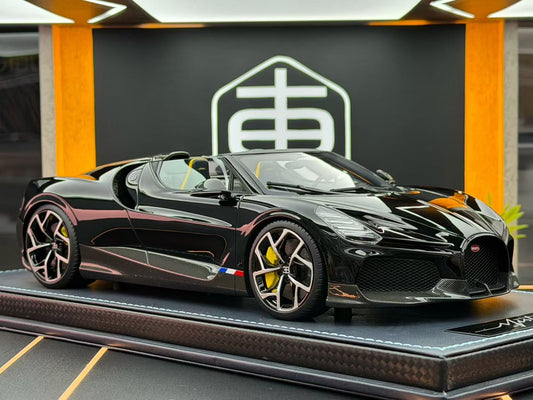 MR 1:18 Bugatti W16 Mistral Black 26/399 DDJ047