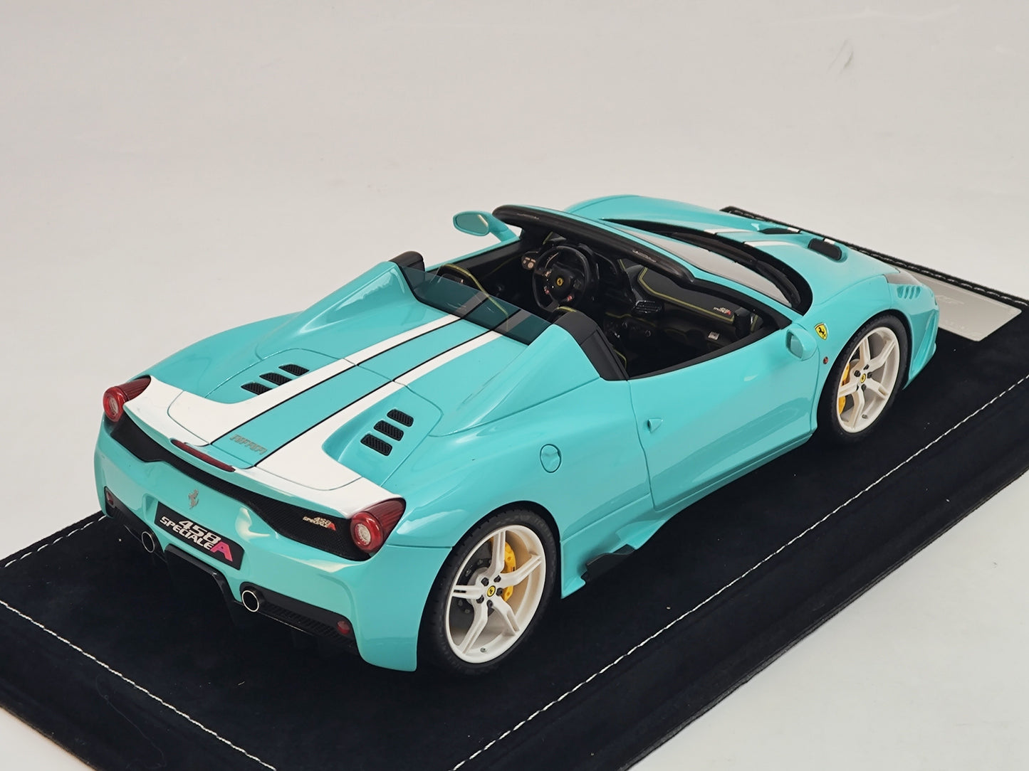HH 1/18 Ferrari 458SP Tiffany Green Simulation Car Model