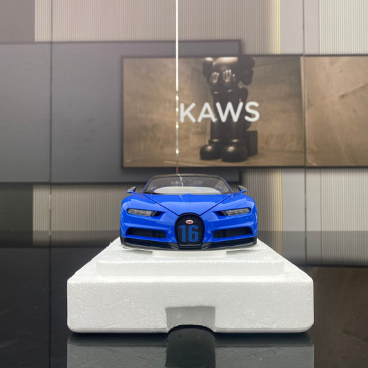 AUTO Art 1/18 Bugatti CHIRON SPORT 2019 Blue Simulation Car Model Ornaments