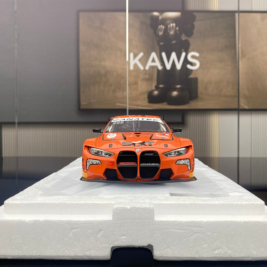 Topspeed 1/18 BMW M4 GT3 M4 GT3 BMW M Team WRT orange-red painting simulation car model ornaments