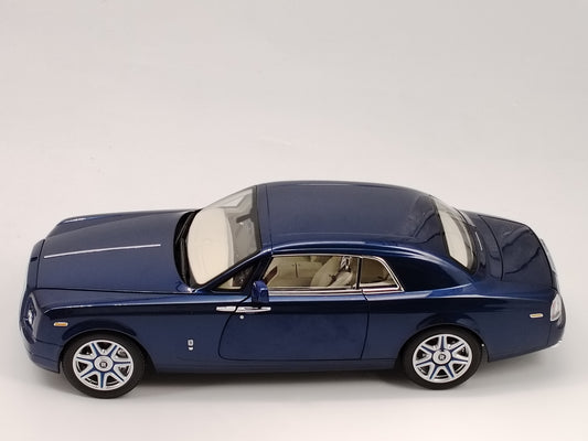 Kyosho 1/18 Rolls-Royce Phantom Coupe Metallic Blue Alloy Car Model