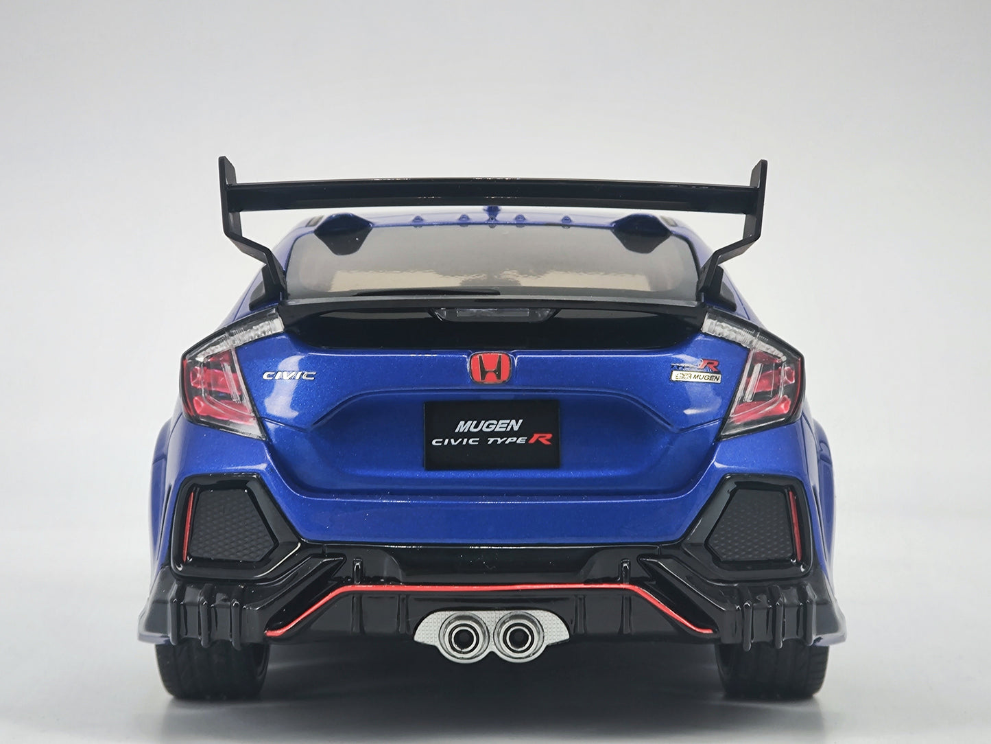 OTTO 1/18 Honda Civic fk8 typer blue simulation car model ornaments