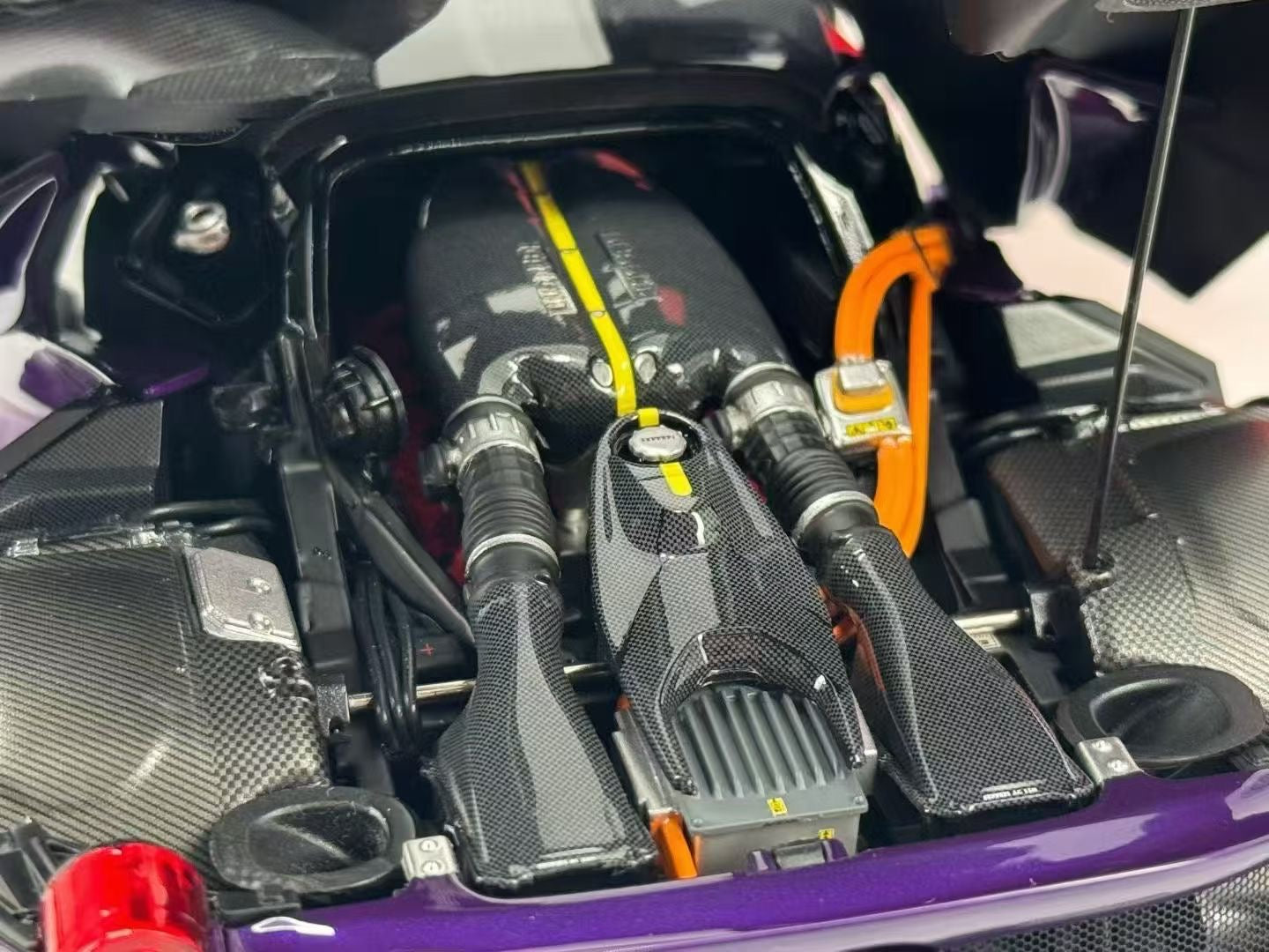 BBR 1/18 Ferrari LaFerrari Alloy Fully Open Purple Limited Edition Model Car