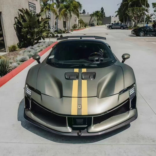 BBR 1/18 Ferrari SF90 XX Stradale MASONI MATT GREEN simulation car model ornament gift