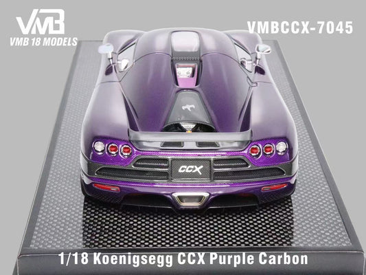 VMB 1/18 Koenigsegg CCX Purple Carbon Limited to 30 units