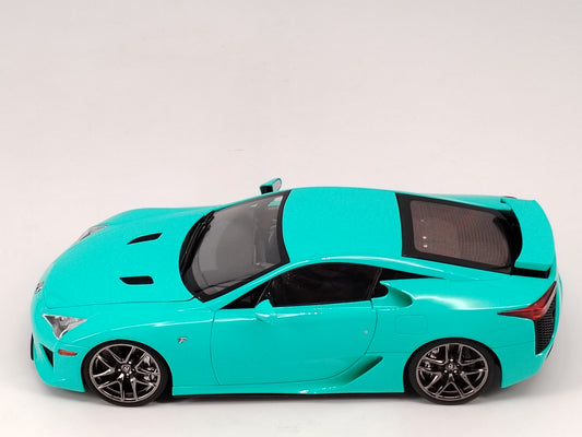 WELL 1/18 Lexus LFA Tiffany Blue Alloy Car Model