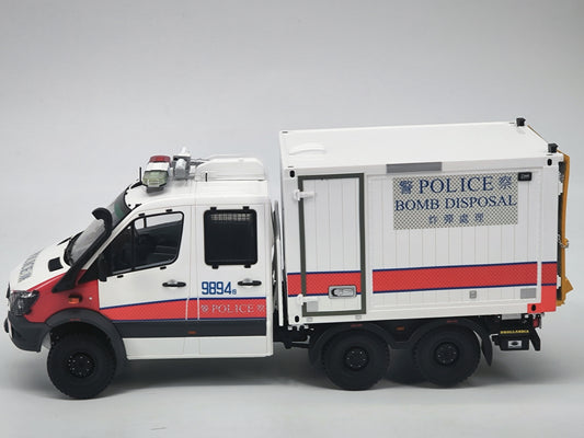 TINY 1/18 Mercedes Benz Sprinter Explosive Ordnance Disposal Vehicle Car Model