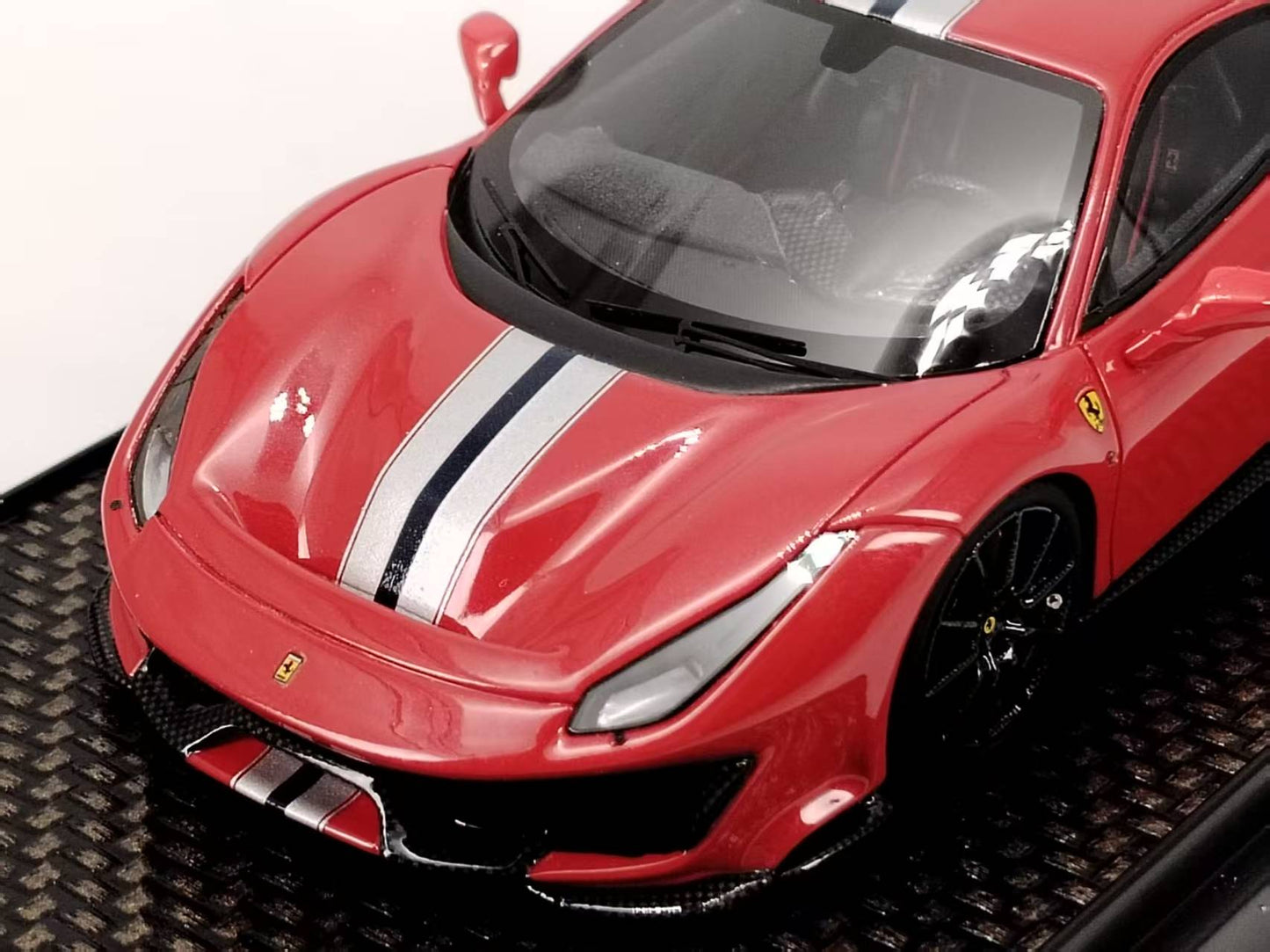 BBR 1/43 Ferrari 488 Pista Standard Red Model Car BBRC202A1CH