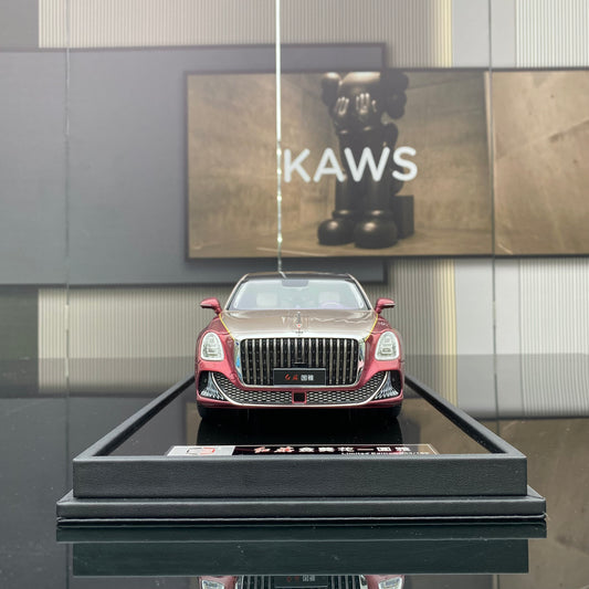 MOTORHELIX 1/18 Hongqi Guoya model limited edition simulation resin car model collection