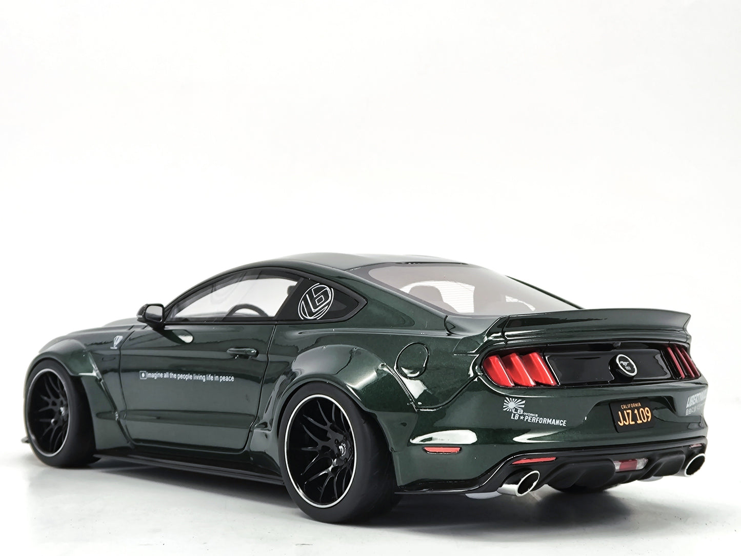GT SPIRIT 1/18 Ford Mustang lbwk dark green simulation car model ornaments GT838