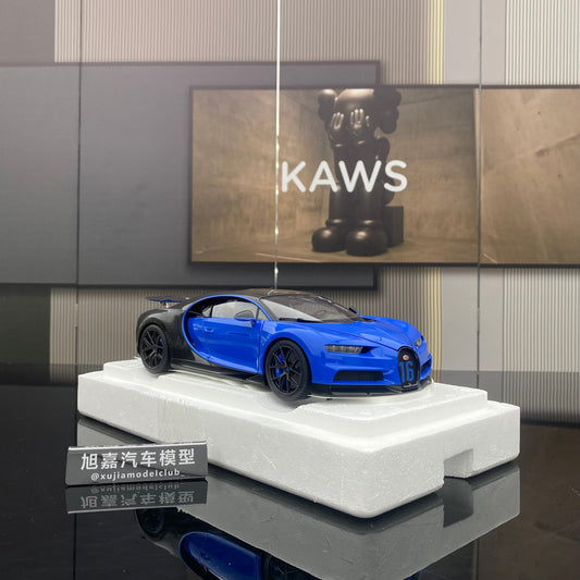 AUTO Art 1/18 Bugatti CHIRON SPORT 2019 Blue Simulation Car Model Ornaments