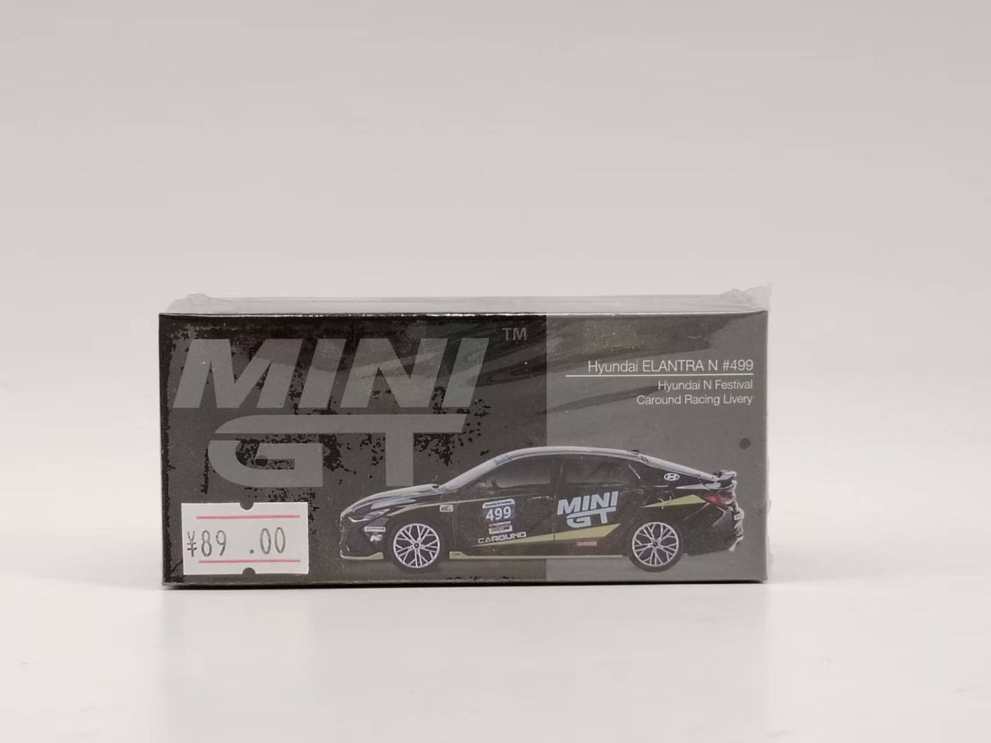 MINIGT 1/64 Hyundai ELANTRA N #499 Black paint alloy car model MGT00403