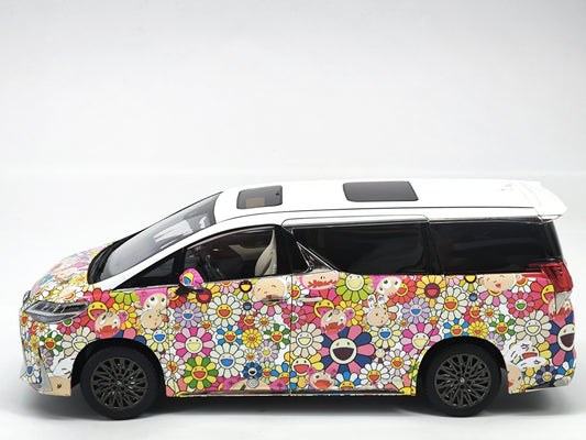 KF 1/18 Lexus lm300h commercial vehicle model sunflower car model ornaments