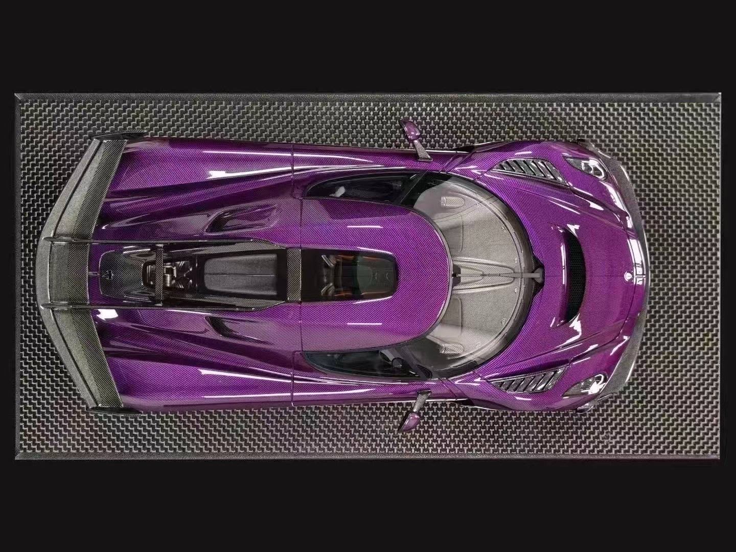 Frontiart 1/18 Koenigsegg Jesko Purple Limited Edition Simulation Model Car