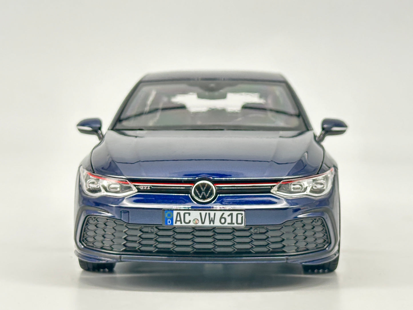 Norev 1/18 Volkswagen Golf GTI 2020 Blue Alloy Full Open Simulation Car Model NOR156