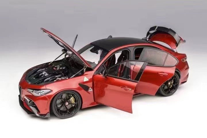 Pre sale MOTORHELIX 1/18 Alfa Romeo GTAM alloy fully open simulation car model ornament